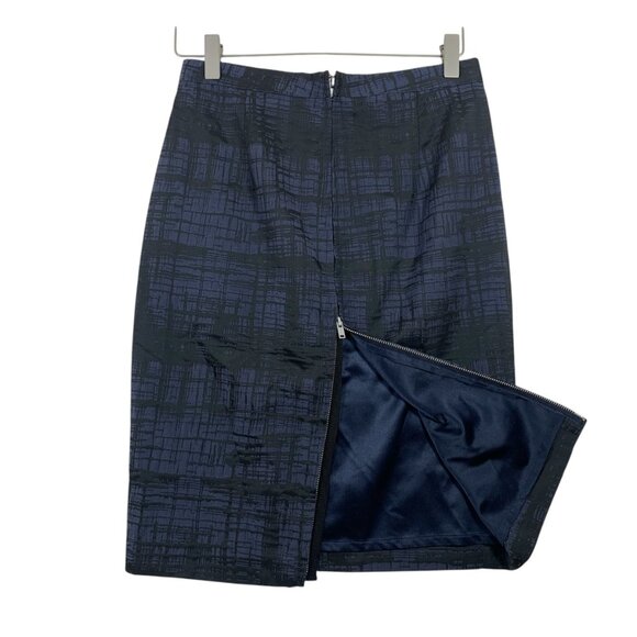 navy and black patterned pencil skirt by Inwear size 34 Eu - Picture 11 of 13